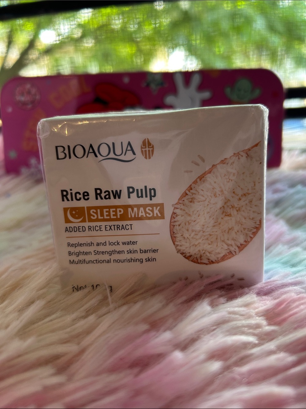 Aqua Rice Essence Hydrating Sleep Mask - Cream White
